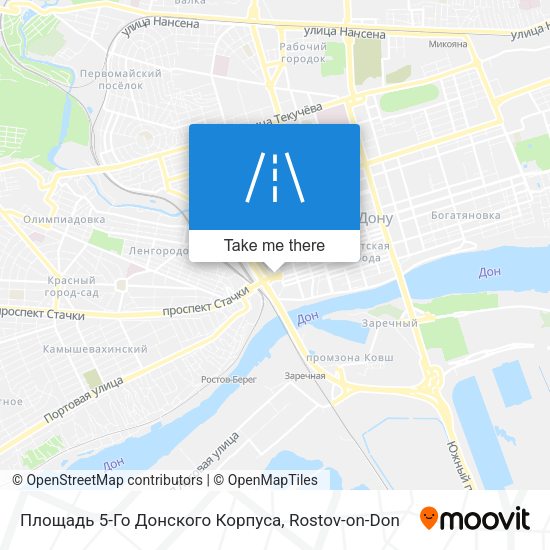 Площадь 5-Го Донского Корпуса map