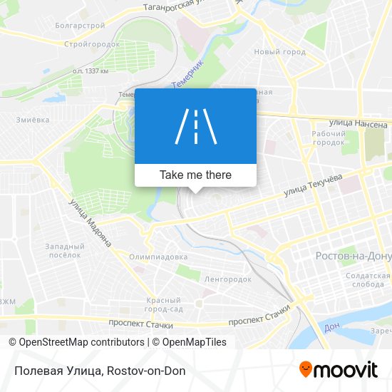 Полевая Улица map