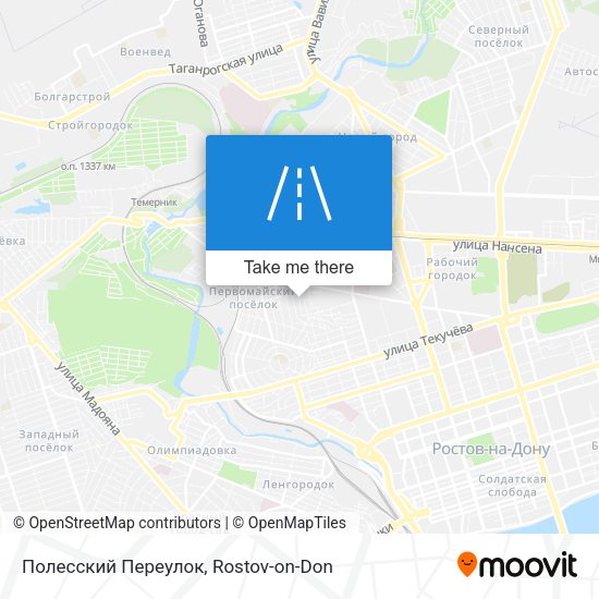 Полесский Переулок map
