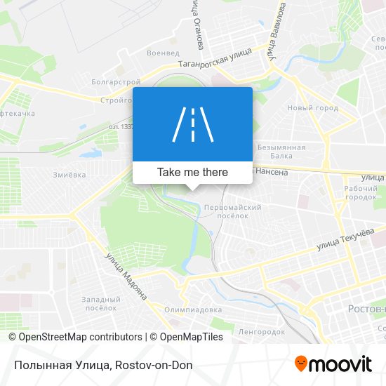 Полынная Улица map