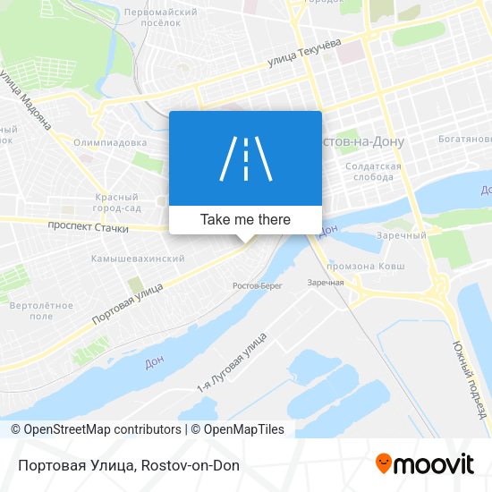 Портовая Улица map