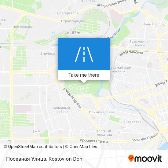 Посевная Улица map