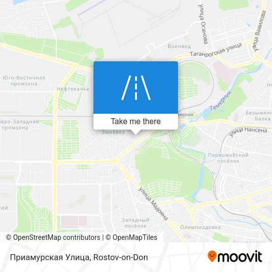 Приамурская Улица map