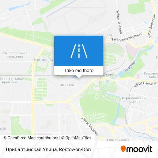 Прибалтийская Улица map