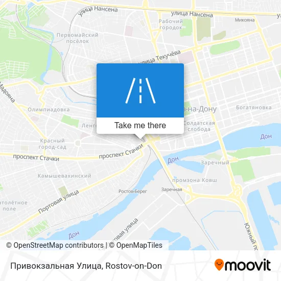 Привокзальная Улица map