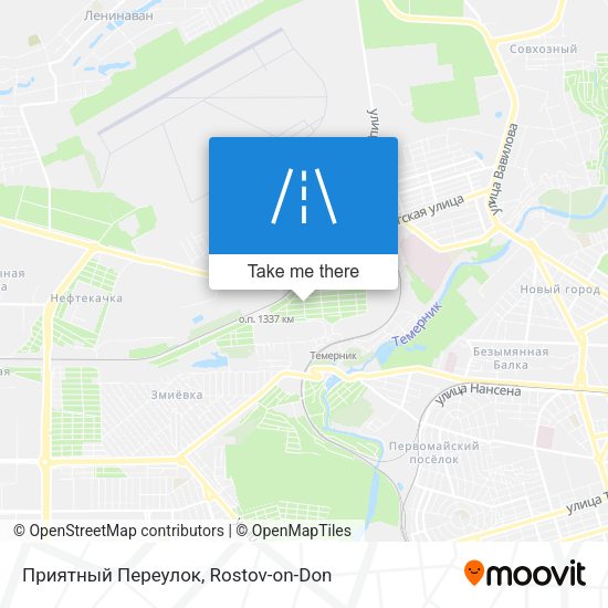 Приятный Переулок map