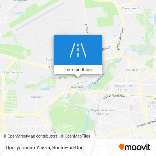 Прогулочная Улица map