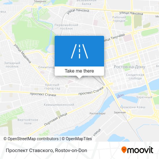 Проспект Ставского map