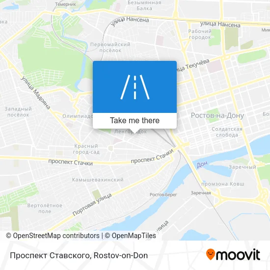 Проспект Ставского map