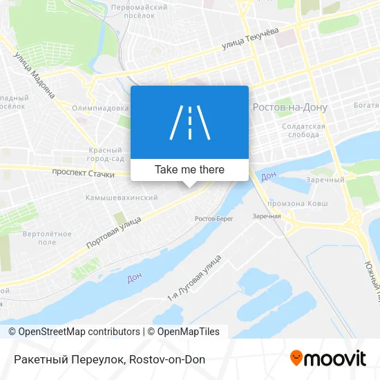 Ракетный Переулок map