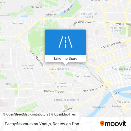 Республиканская Улица map