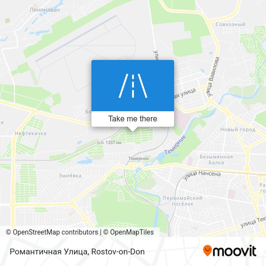 Романтичная Улица map