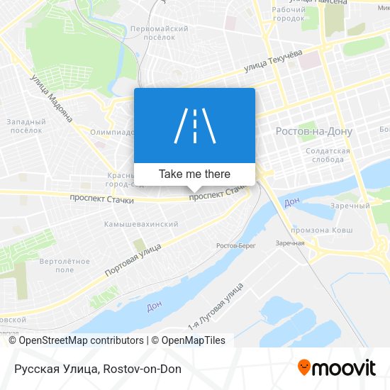 Русская Улица map