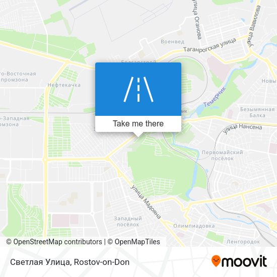 Светлая Улица map