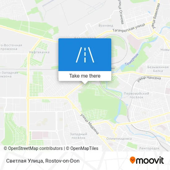 Светлая Улица map