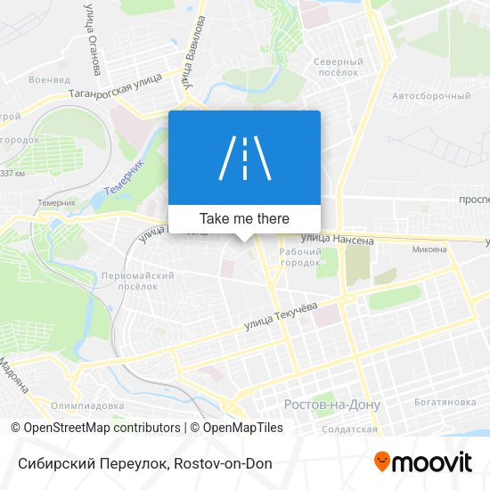 Сибирский Переулок map