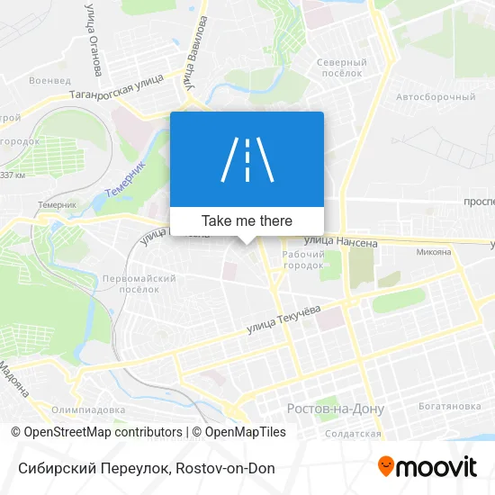 Сибирский Переулок map