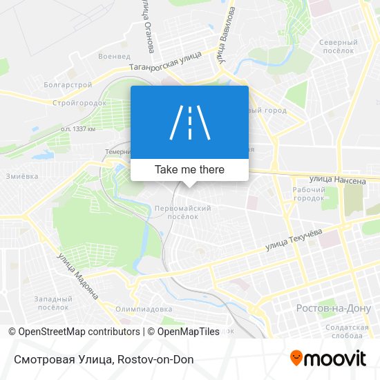 Смотровая Улица map