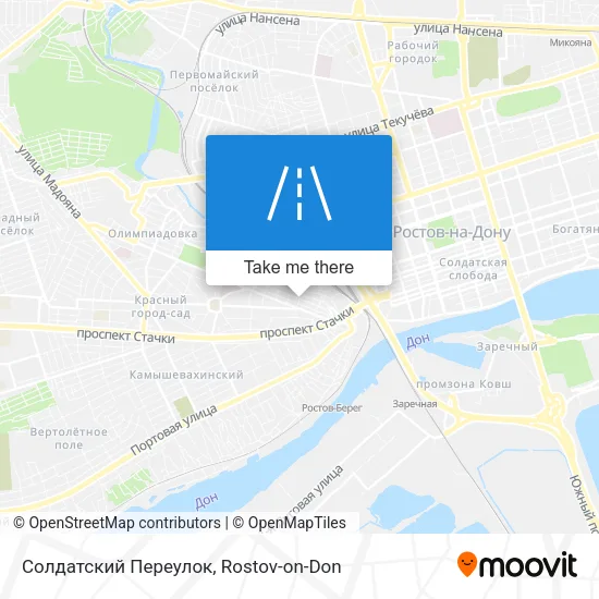 Солдатский Переулок map
