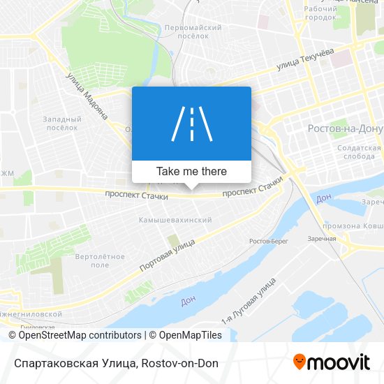 Спартаковская Улица map