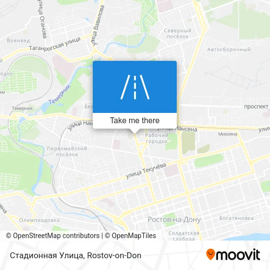 Стадионная Улица map