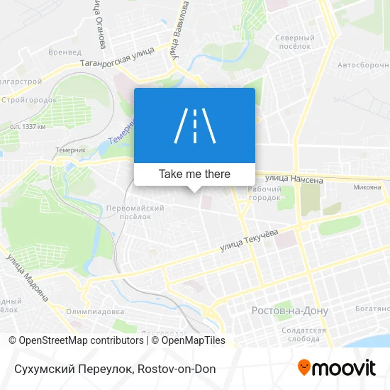 Сухумский Переулок map