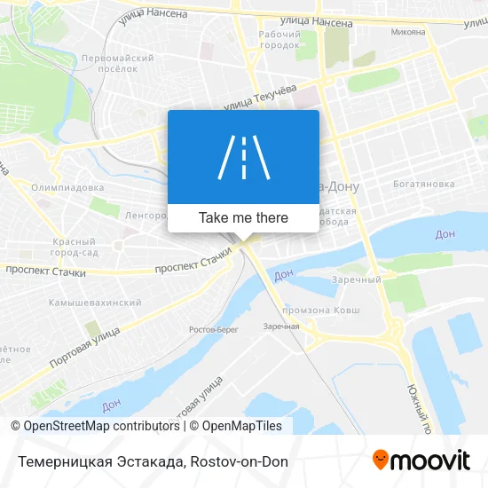 Темерницкая Эстакада map