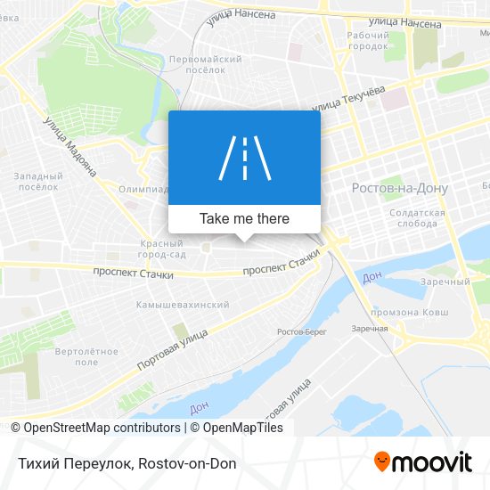 Тихий Переулок map