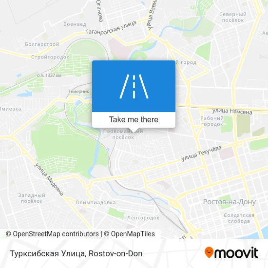 Турксибская Улица map