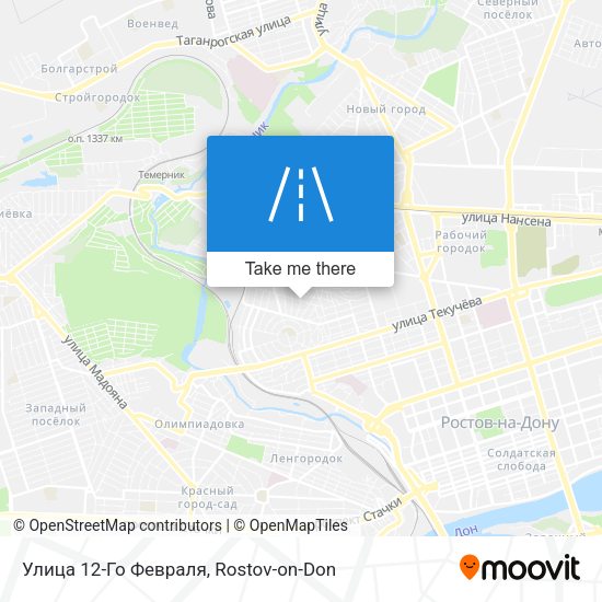 Улица 12-Го Февраля map