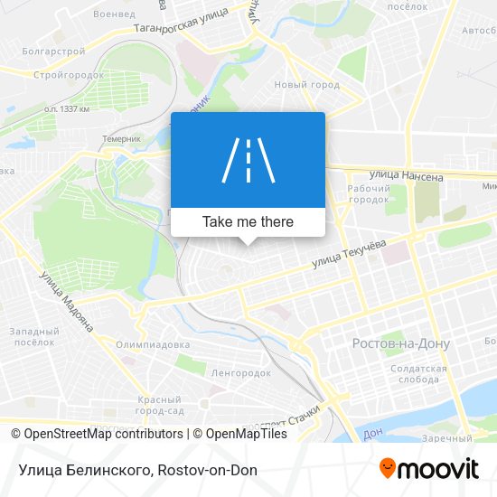 Улица Белинского map