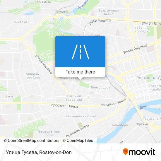 Улица Гусева map