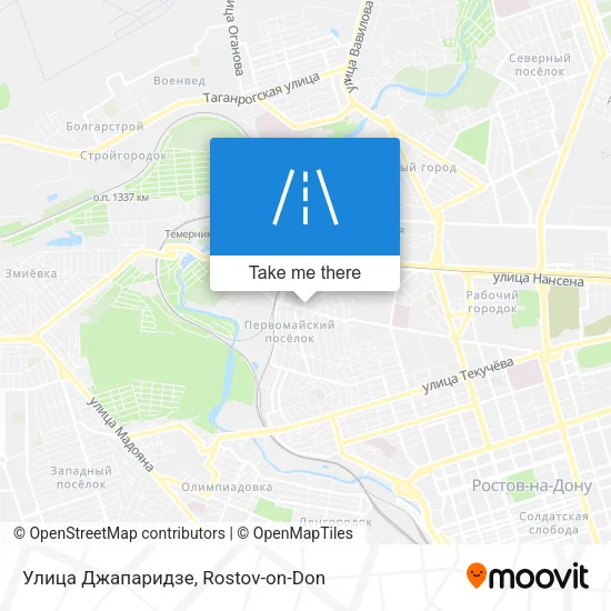 Улица Джапаридзе map