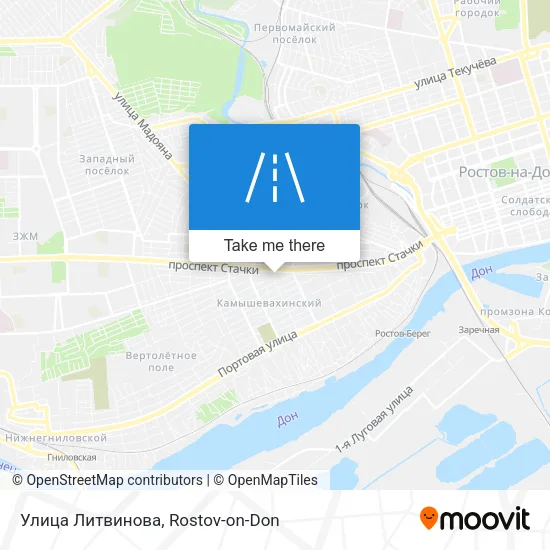 Улица Литвинова map