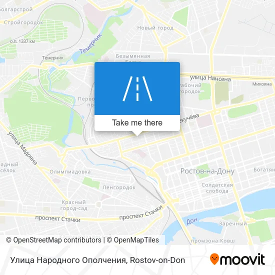 Улица Народного Ополчения map