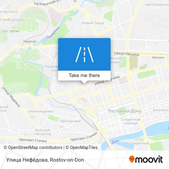 Улица Нефёдова map