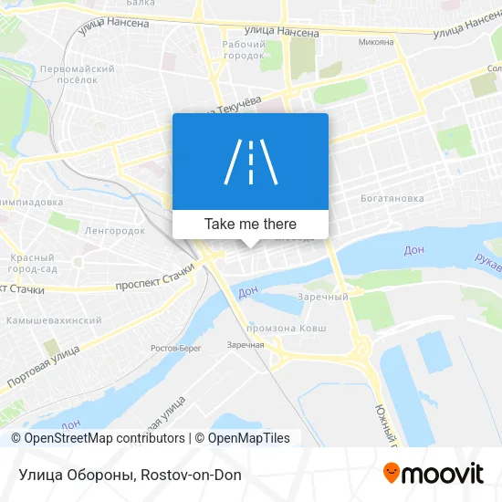 Улица Обороны map