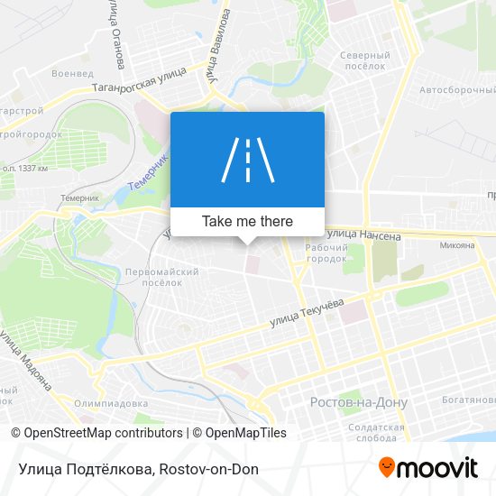Улица Подтёлкова map