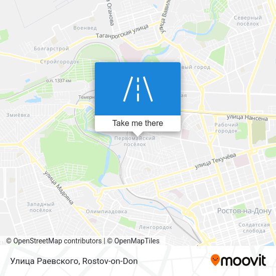 Улица Раевского map