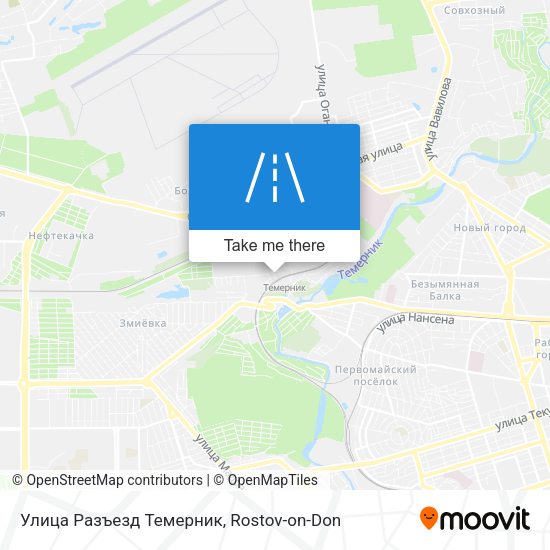 Улица Разъезд Темерник map