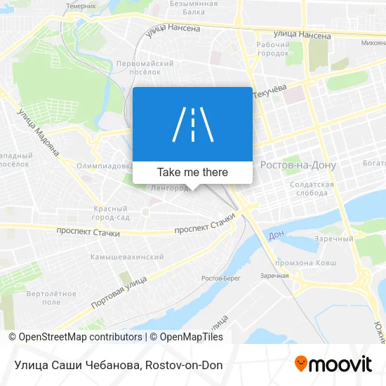 Улица Саши Чебанова map