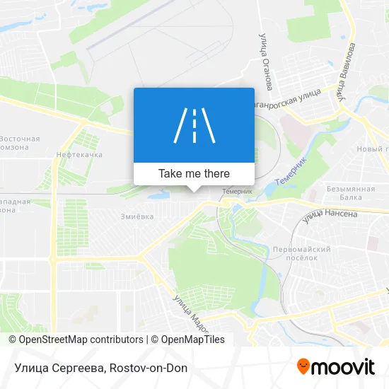 Улица Сергеева map