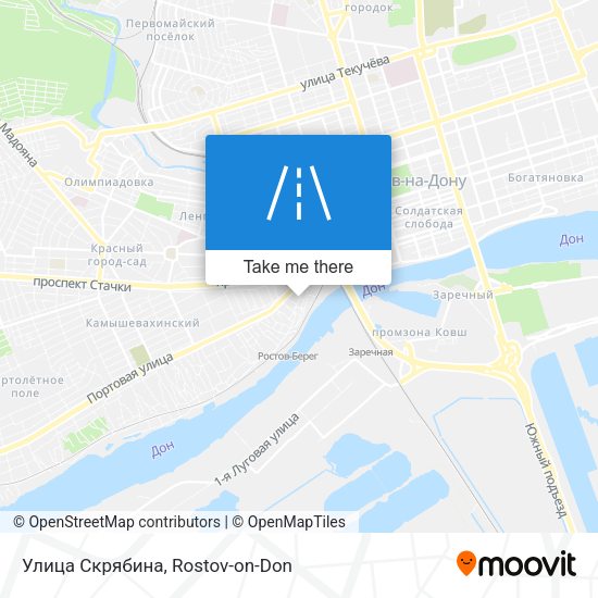 Улица Скрябина map