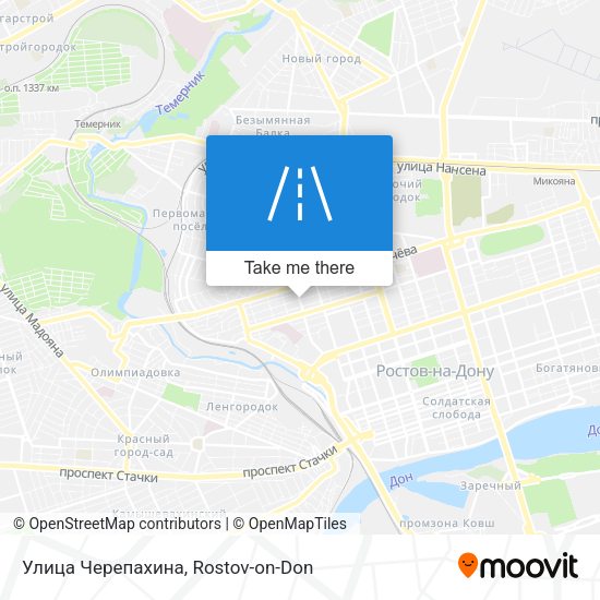 Улица Черепахина map