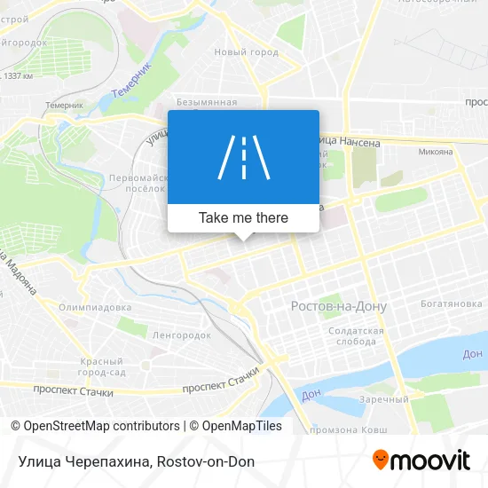 Улица Черепахина map