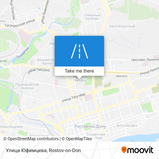 Улица Юфимцева map