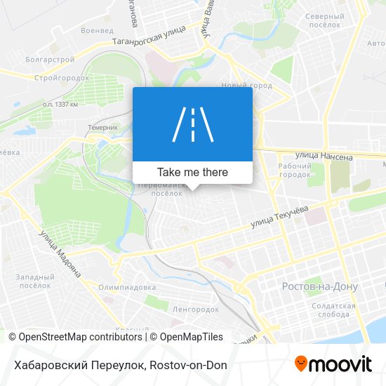 Хабаровский Переулок map