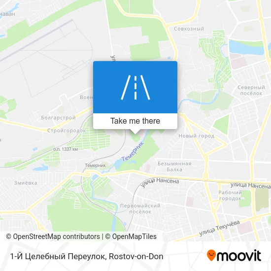 1-Й Целебный Переулок map