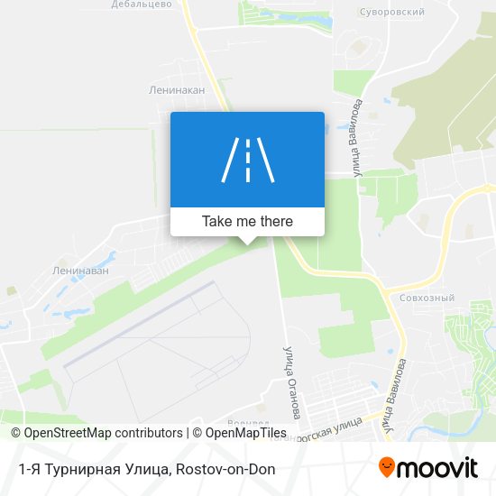 1-Я Турнирная Улица map