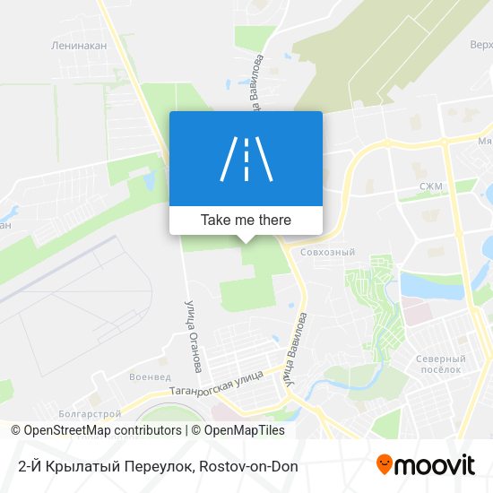 2-Й Крылатый Переулок map